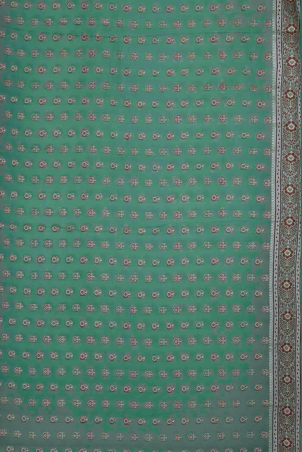 Green Banarasi Georgette Saree