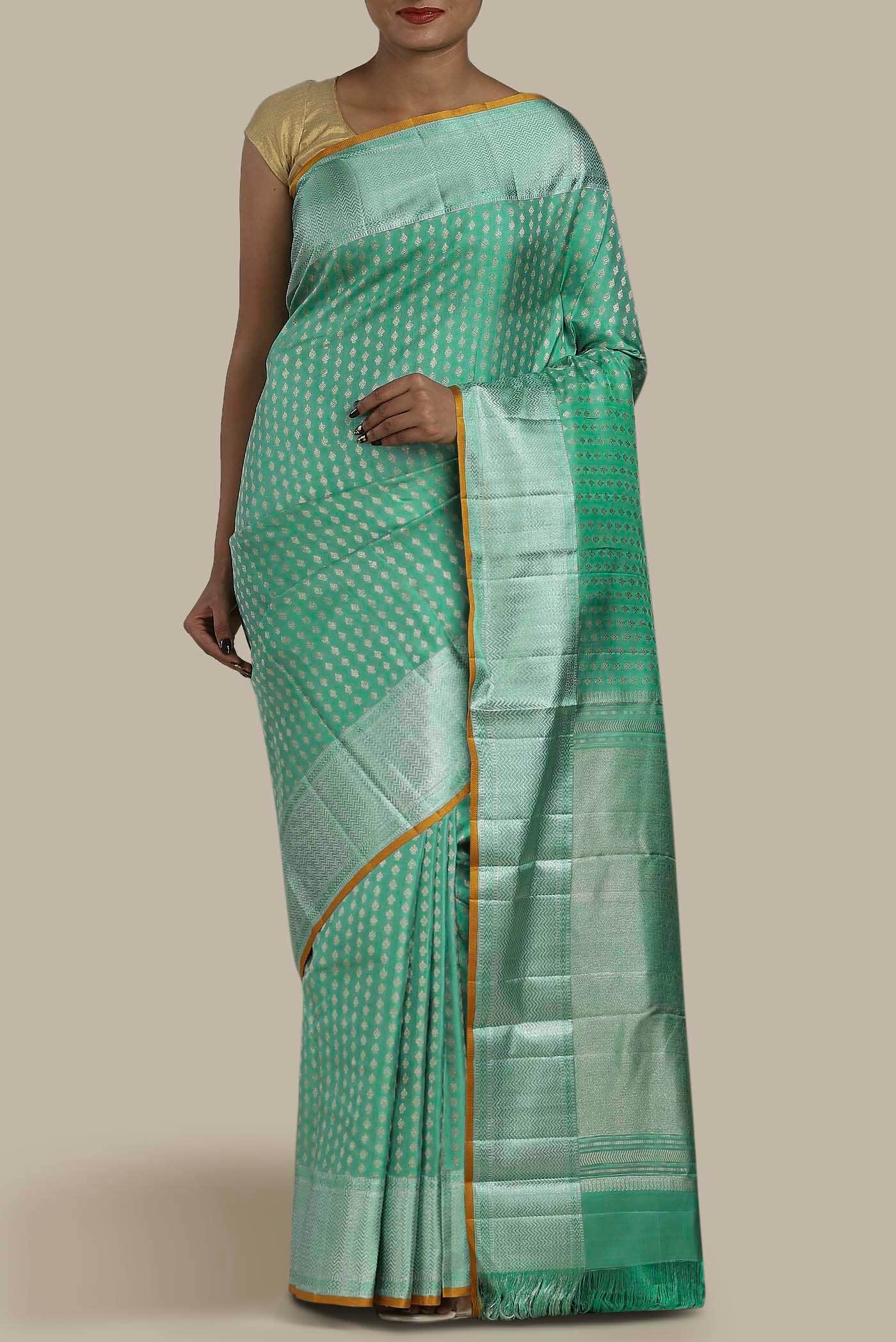 Green Kanchipuram Silk Saree