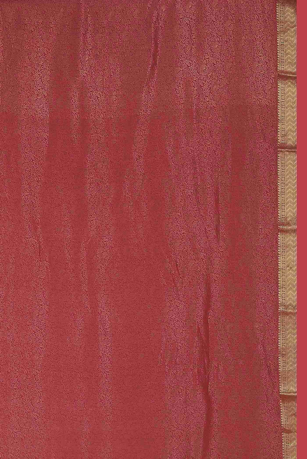 Pink Mysore Crepe Saree