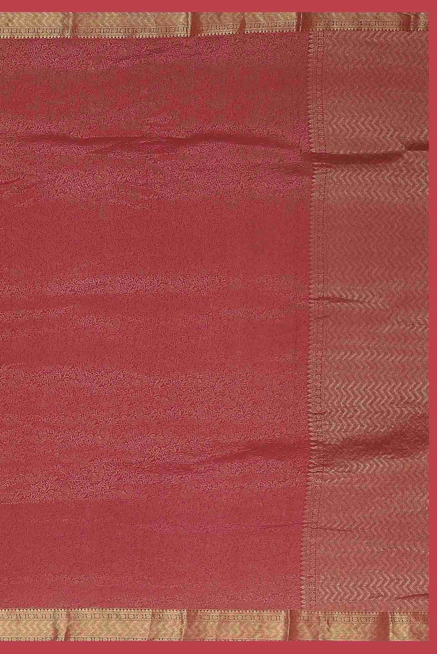 Pink Mysore Crepe Saree
