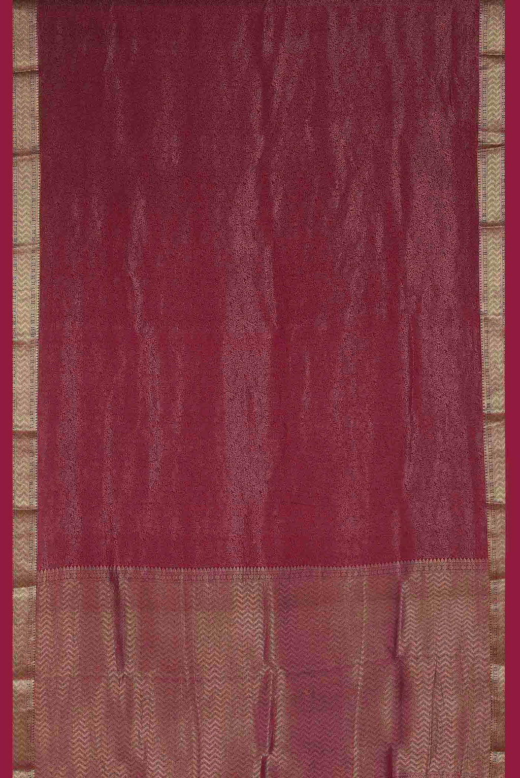 Pink Mysore Crepe Saree