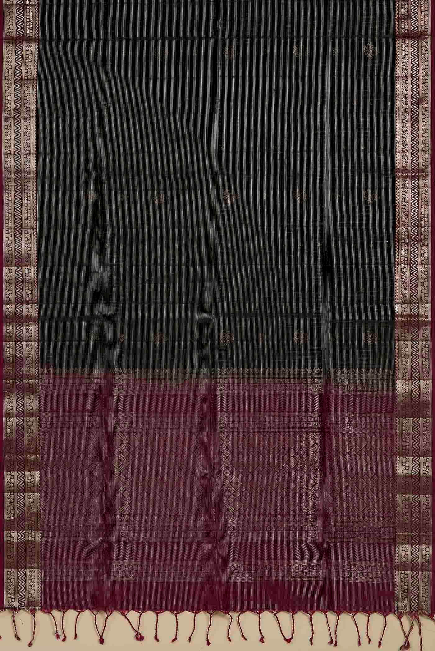 Black Soft Silk Saree