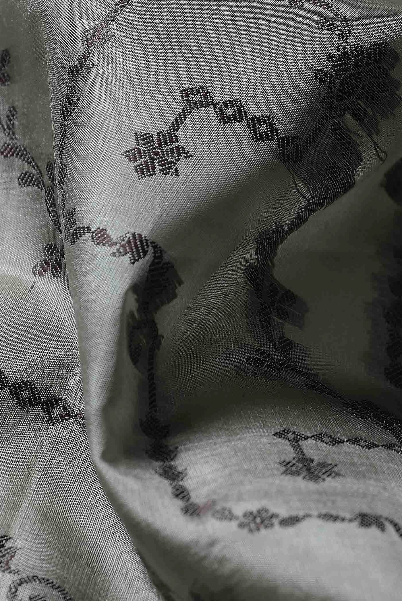 Beige Banarasi Tussar Silk Saree