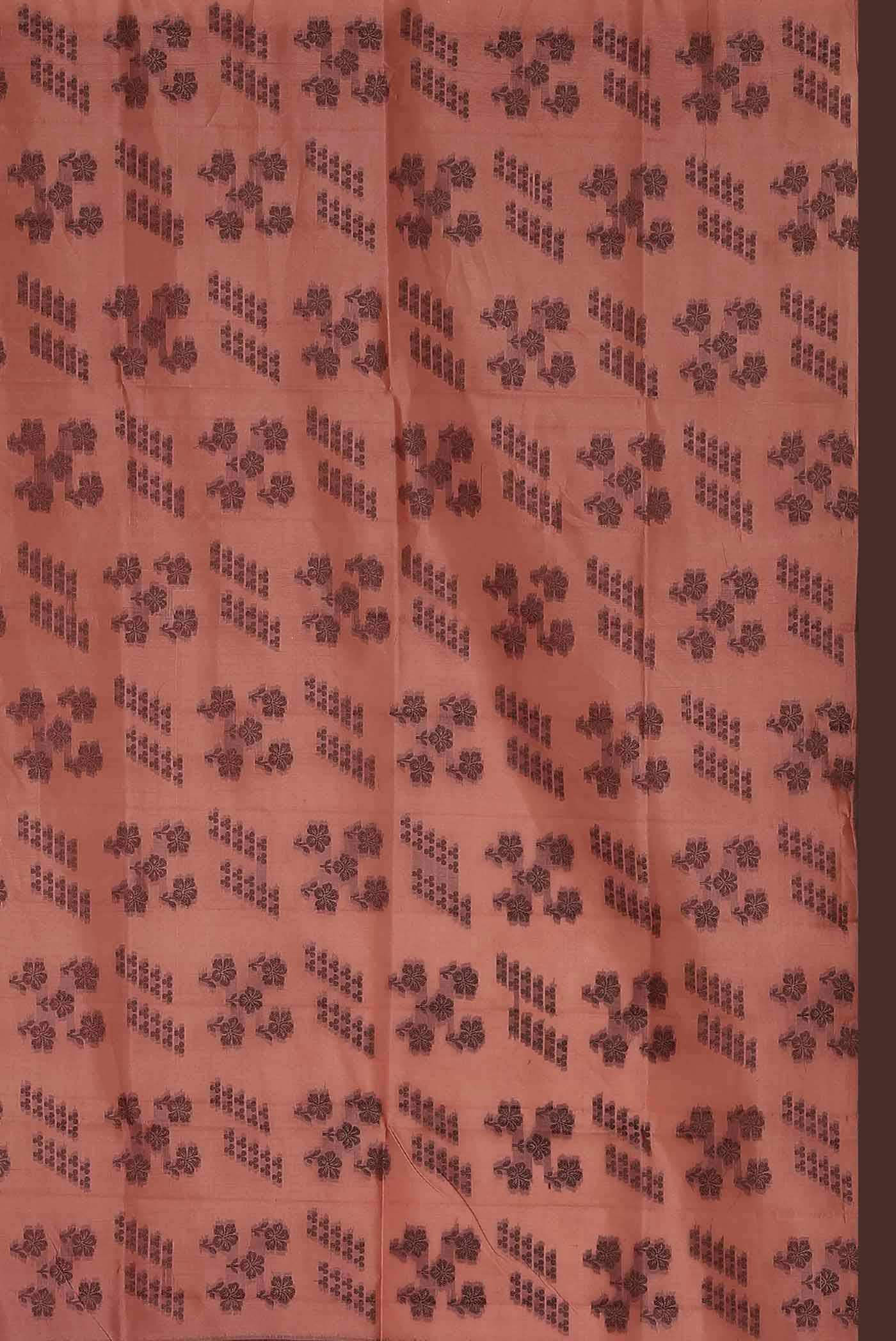 Pink Banarasi Tussar Silk Saree