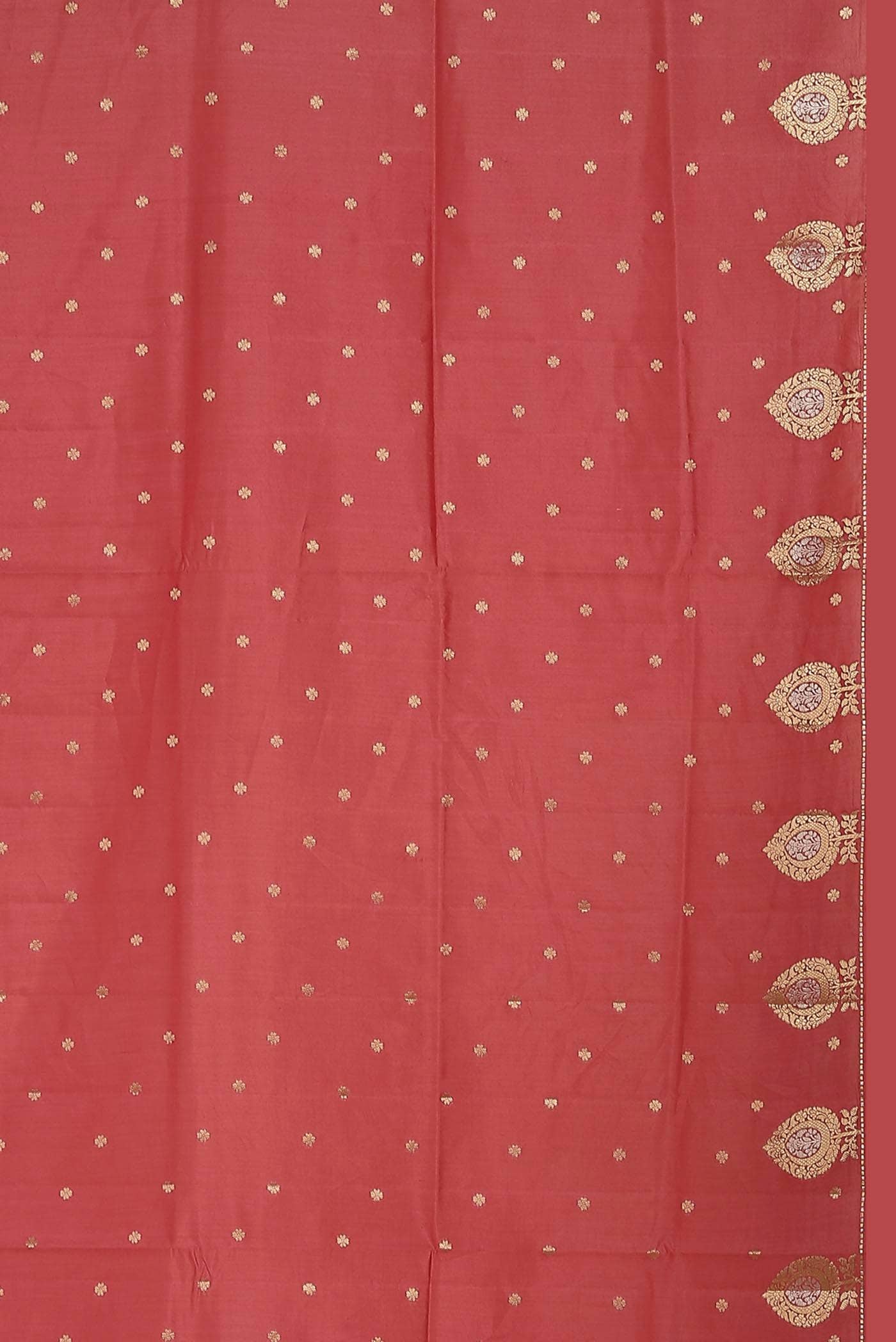 Pink Banarasi Tussar Silk Saree