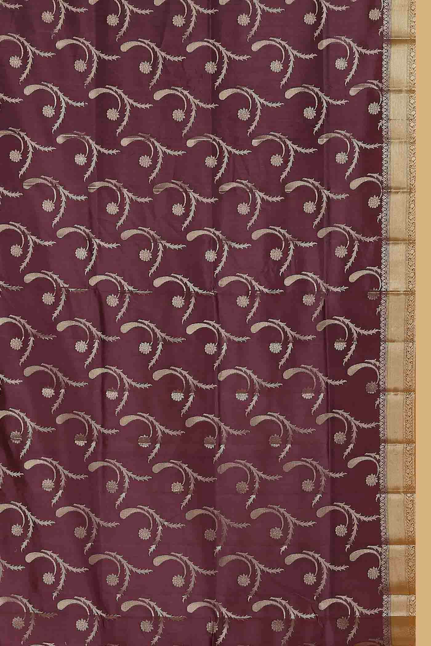 Pink Banarasi Raw Silk Saree