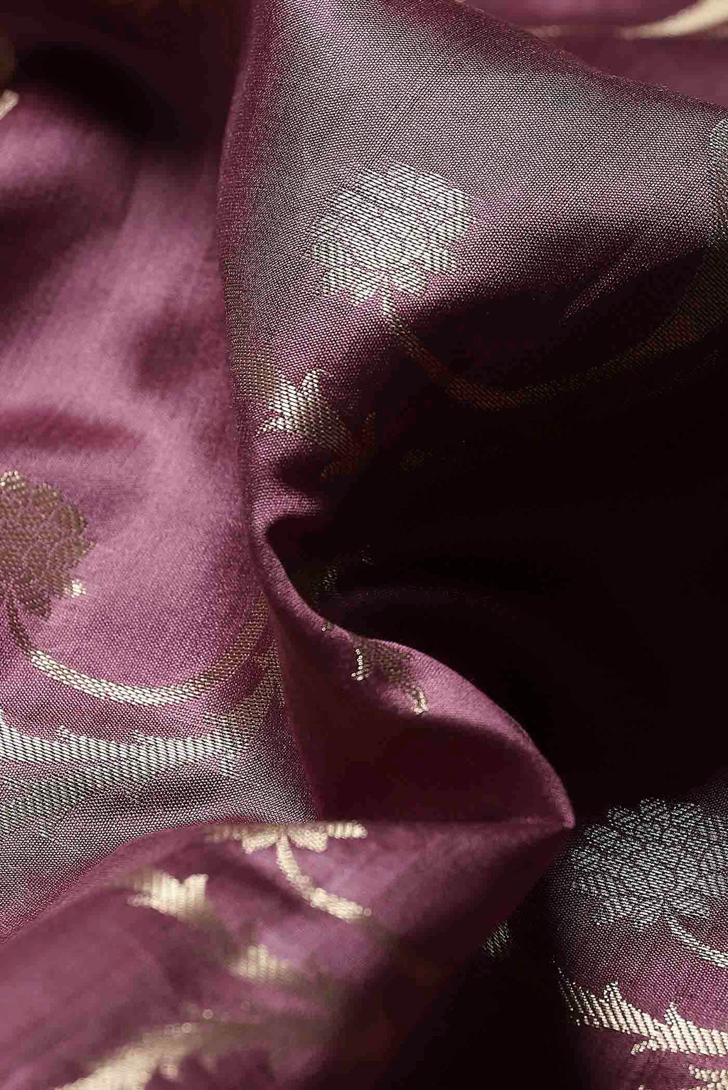 Pink Banarasi Raw Silk Saree