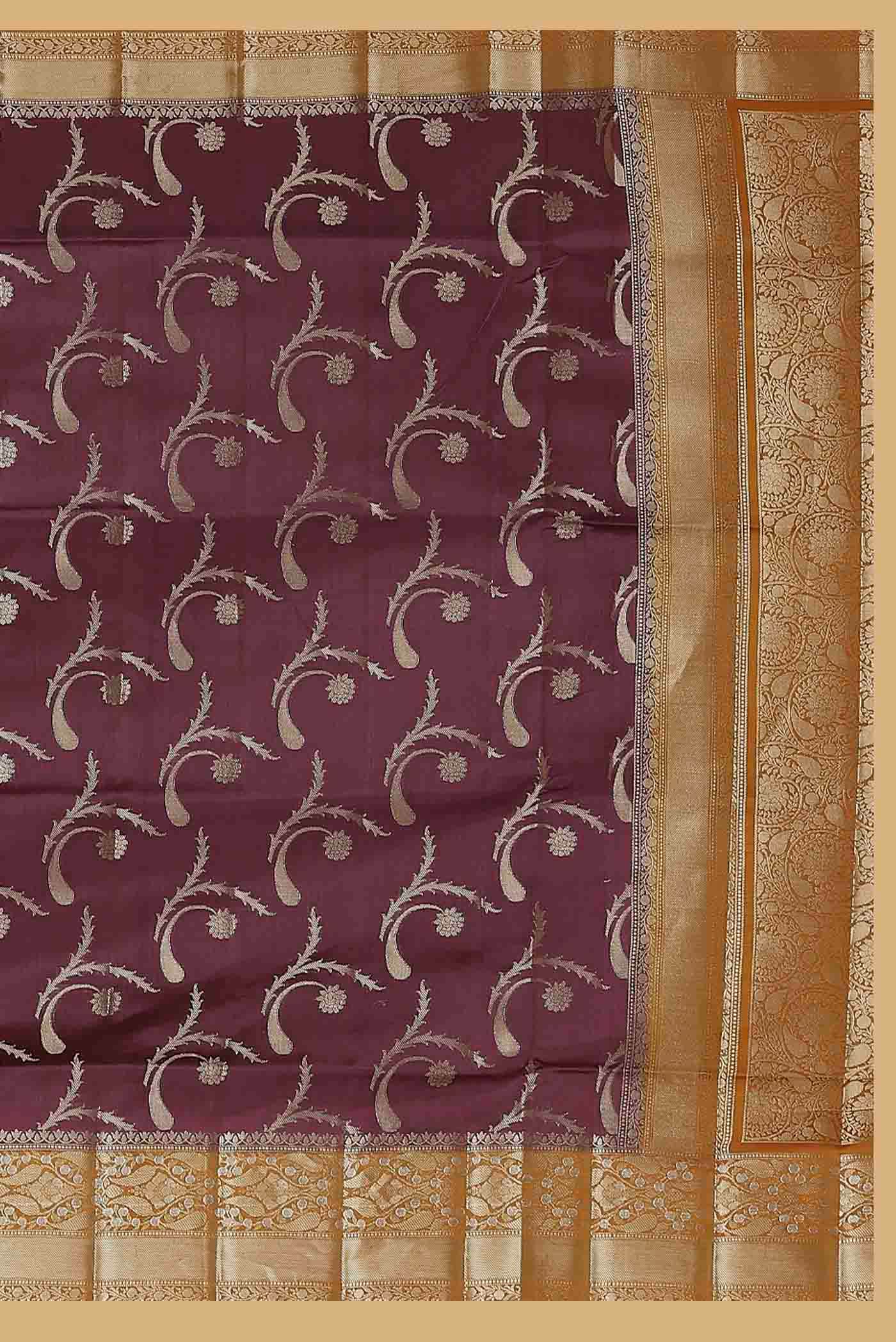 Pink Banarasi Raw Silk Saree