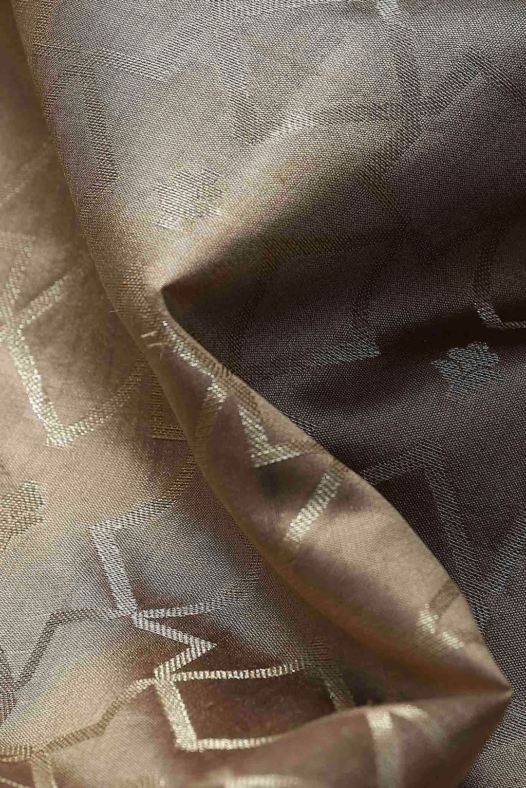 Brown Banarasi Raw Silk Saree