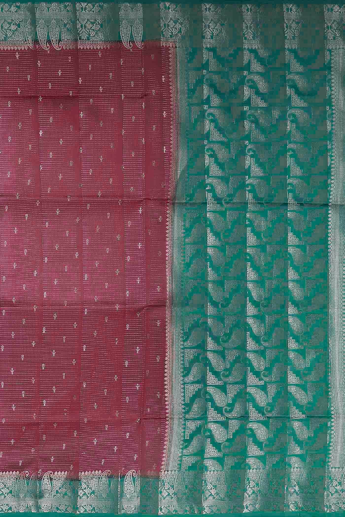 Pink Banarasi Raw Silk Saree