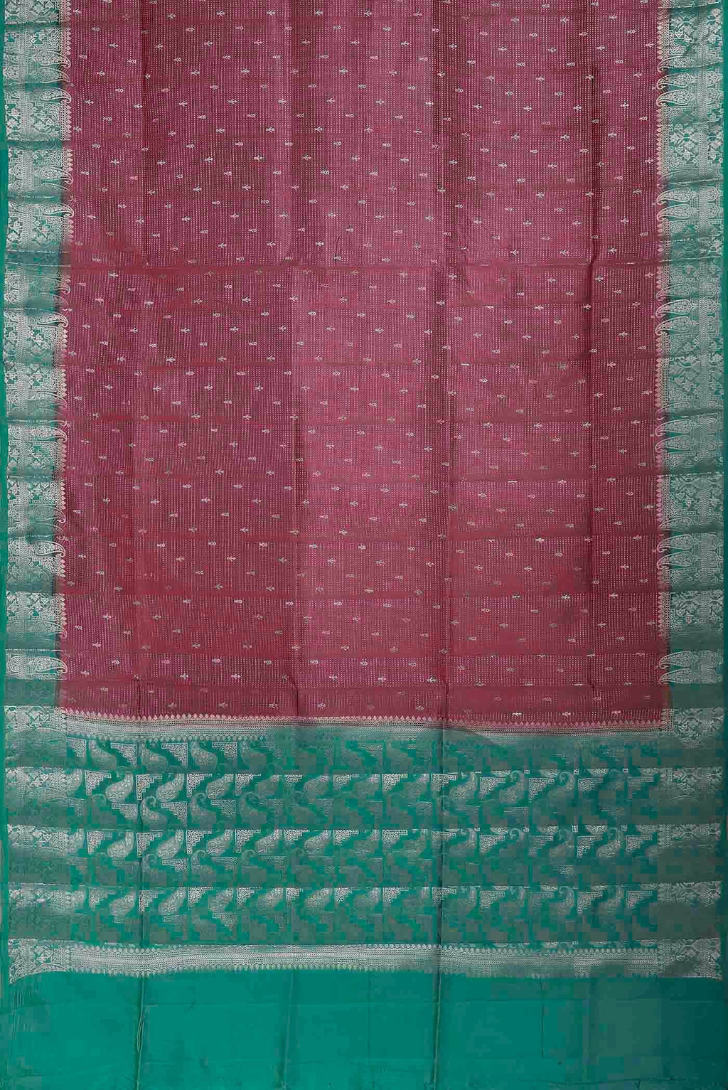 Pink Banarasi Raw Silk Saree