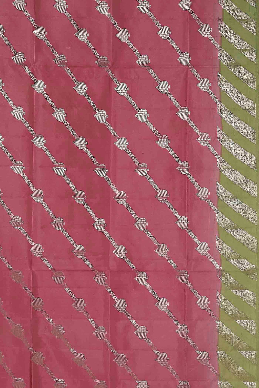 Pink Banarasi Raw Silk Saree