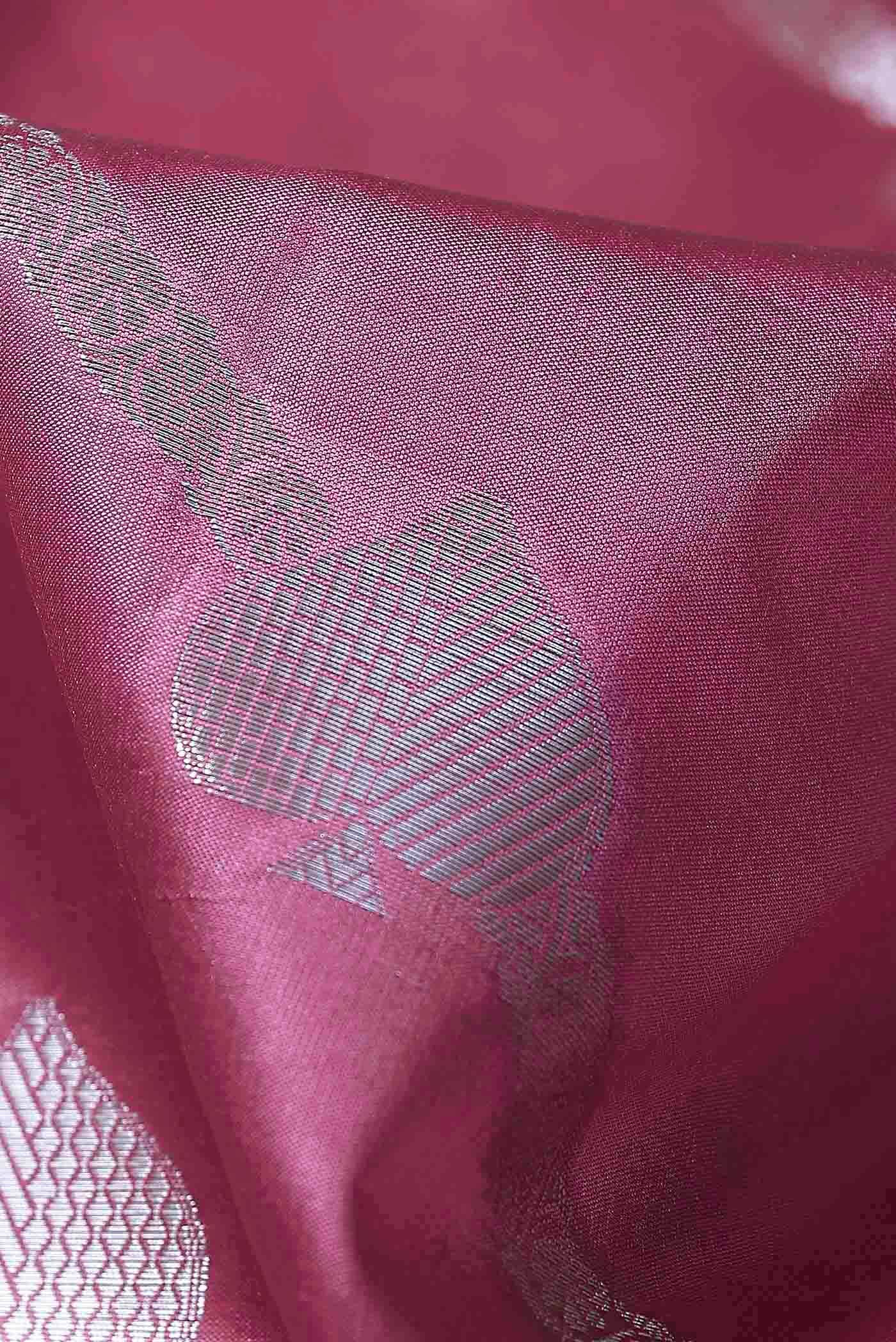 Pink Banarasi Raw Silk Saree