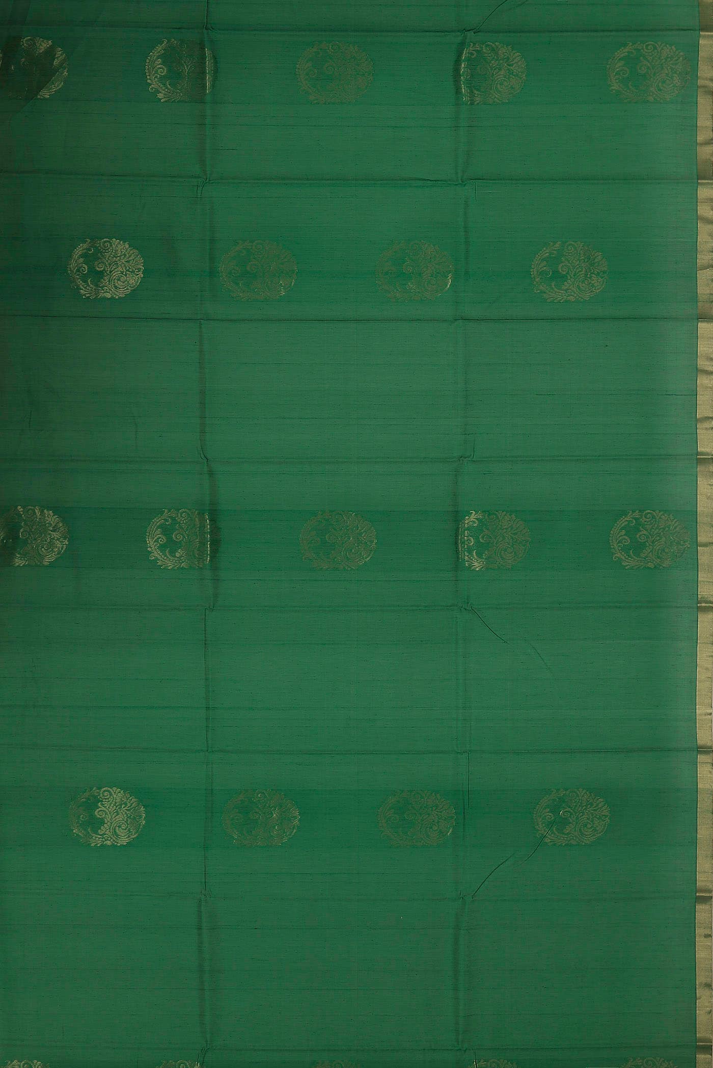Green Silk Cotton Saree