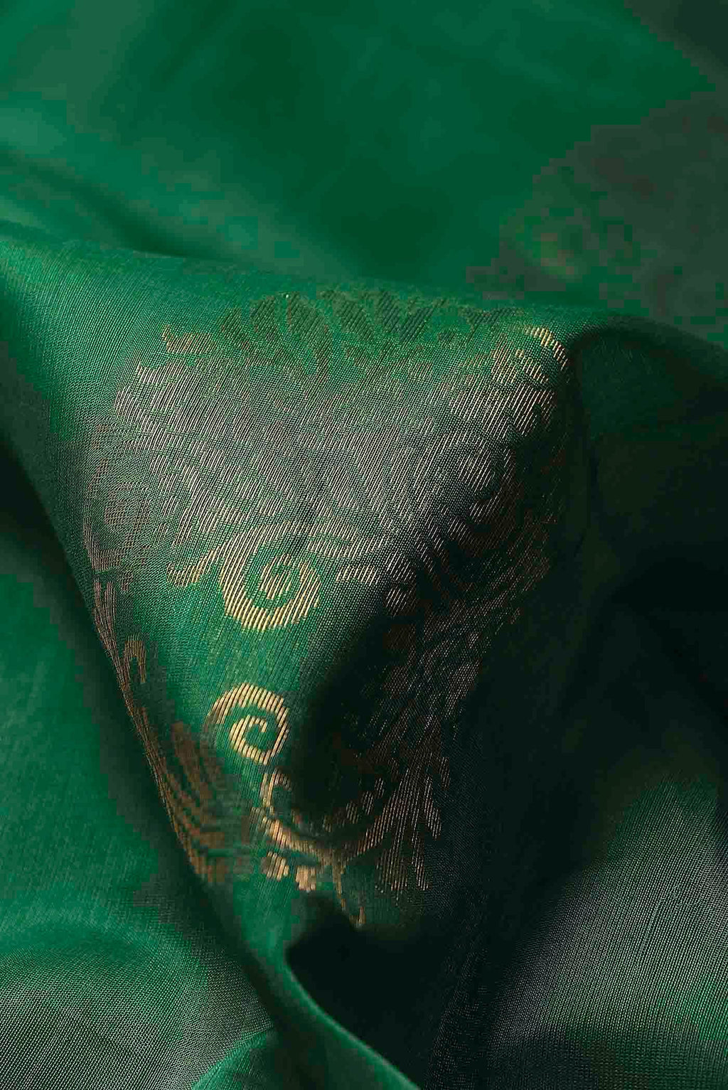 Green Silk Cotton Saree