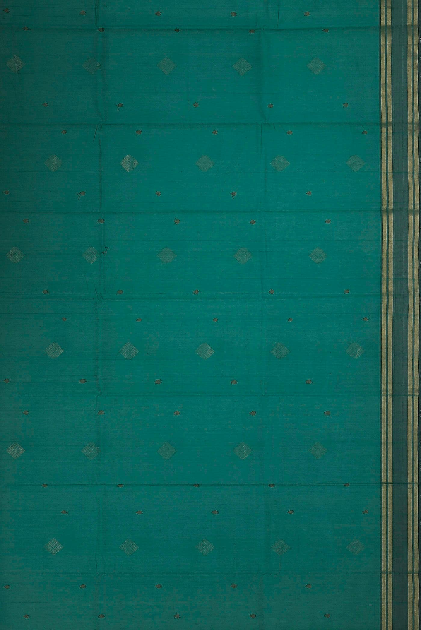 Green Silk Cotton Saree