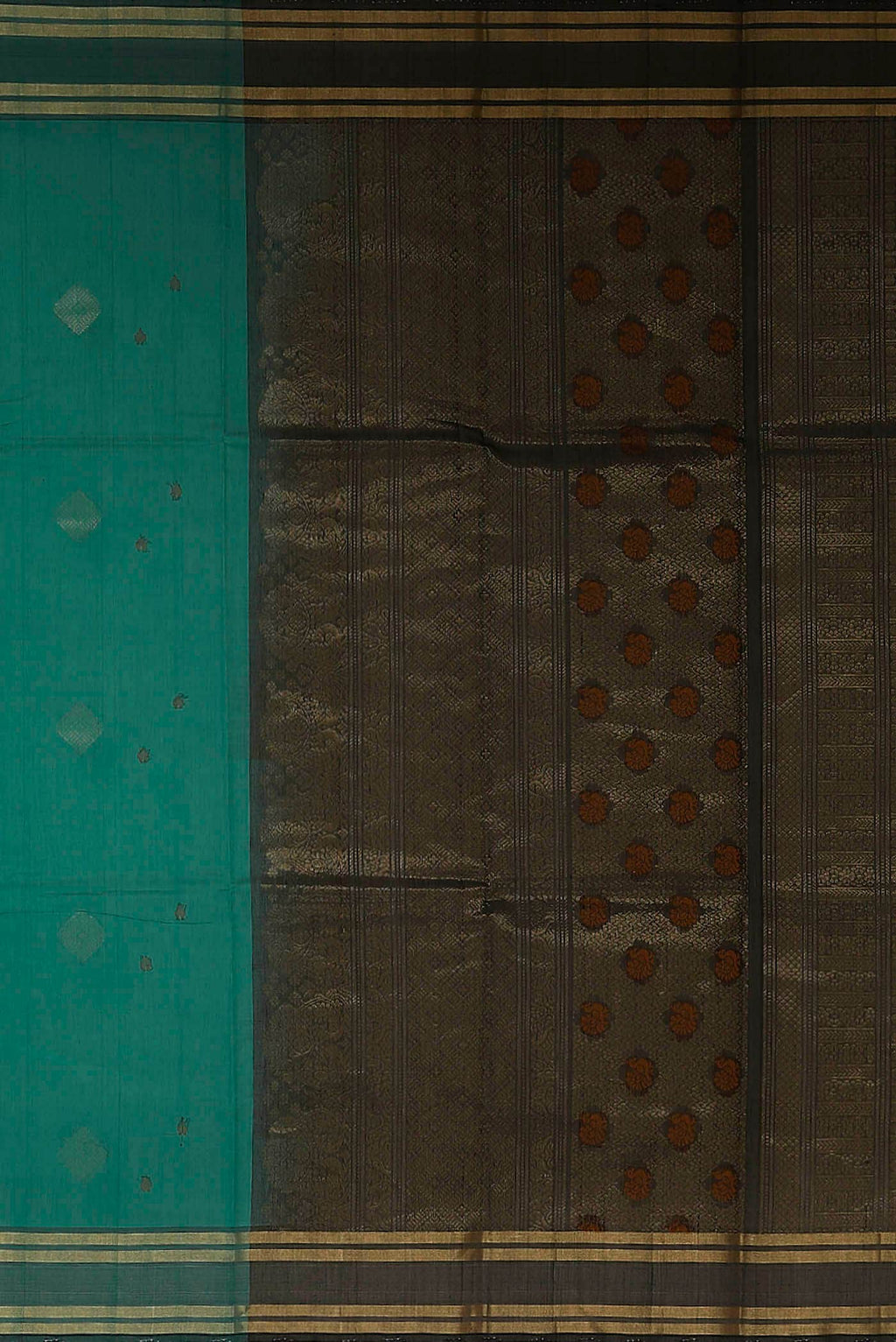 Green Silk Cotton Saree