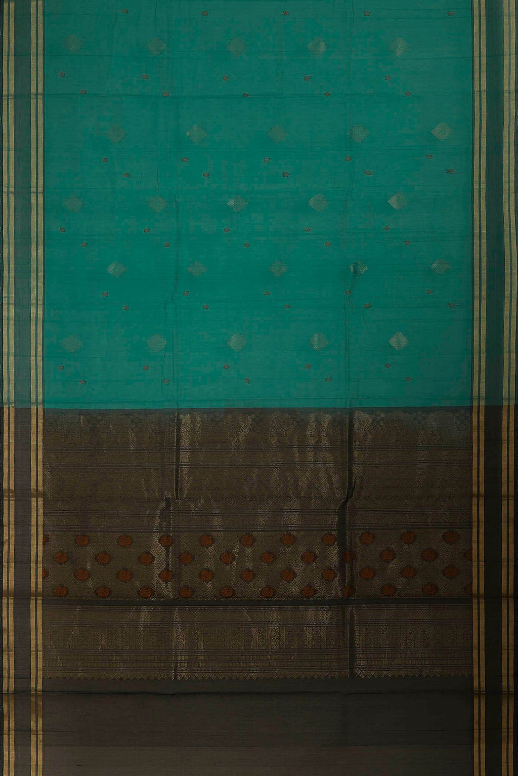 Green Silk Cotton Saree