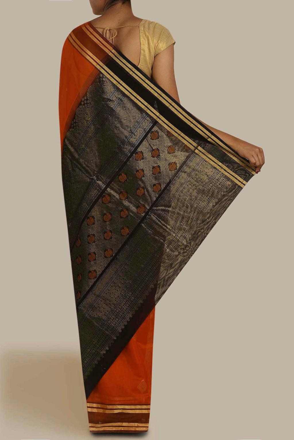 Red Silk Cotton Saree