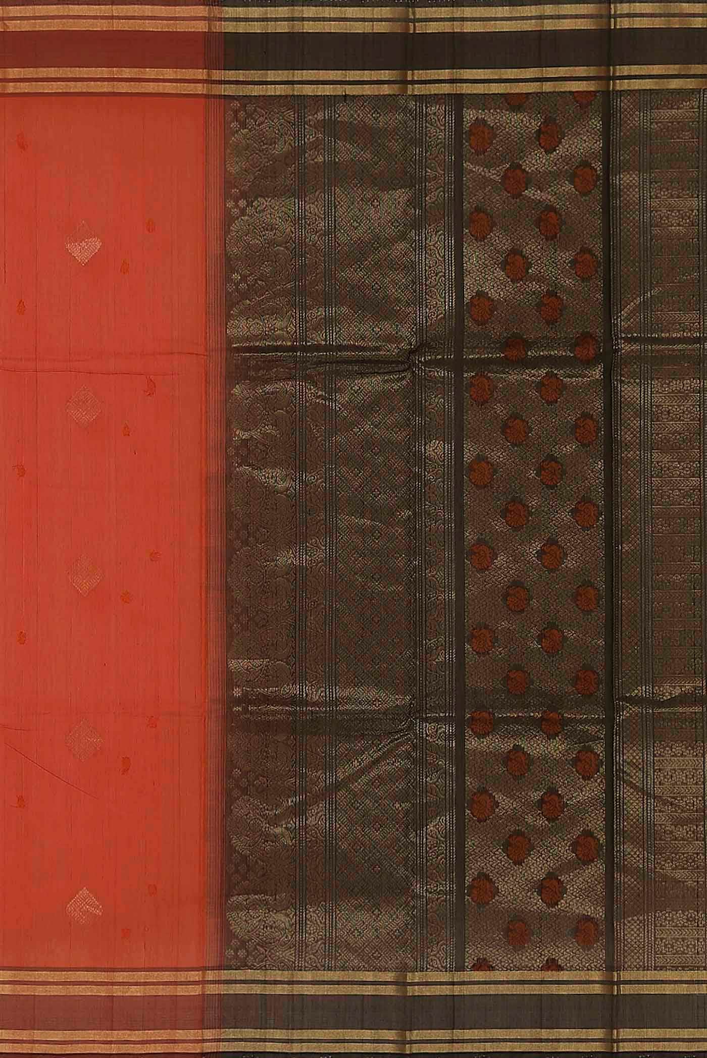 Red Silk Cotton Saree