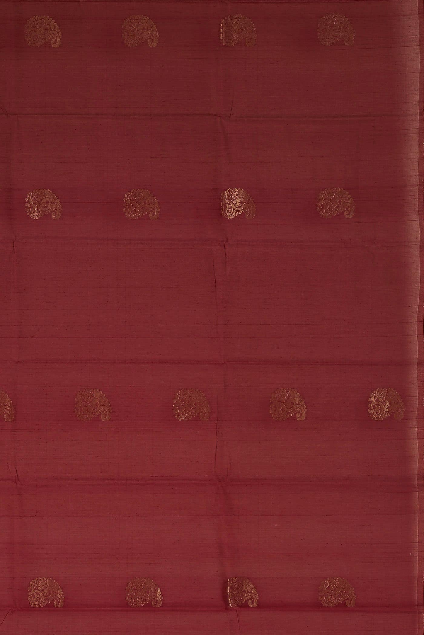 Maroon Silk Cotton Saree