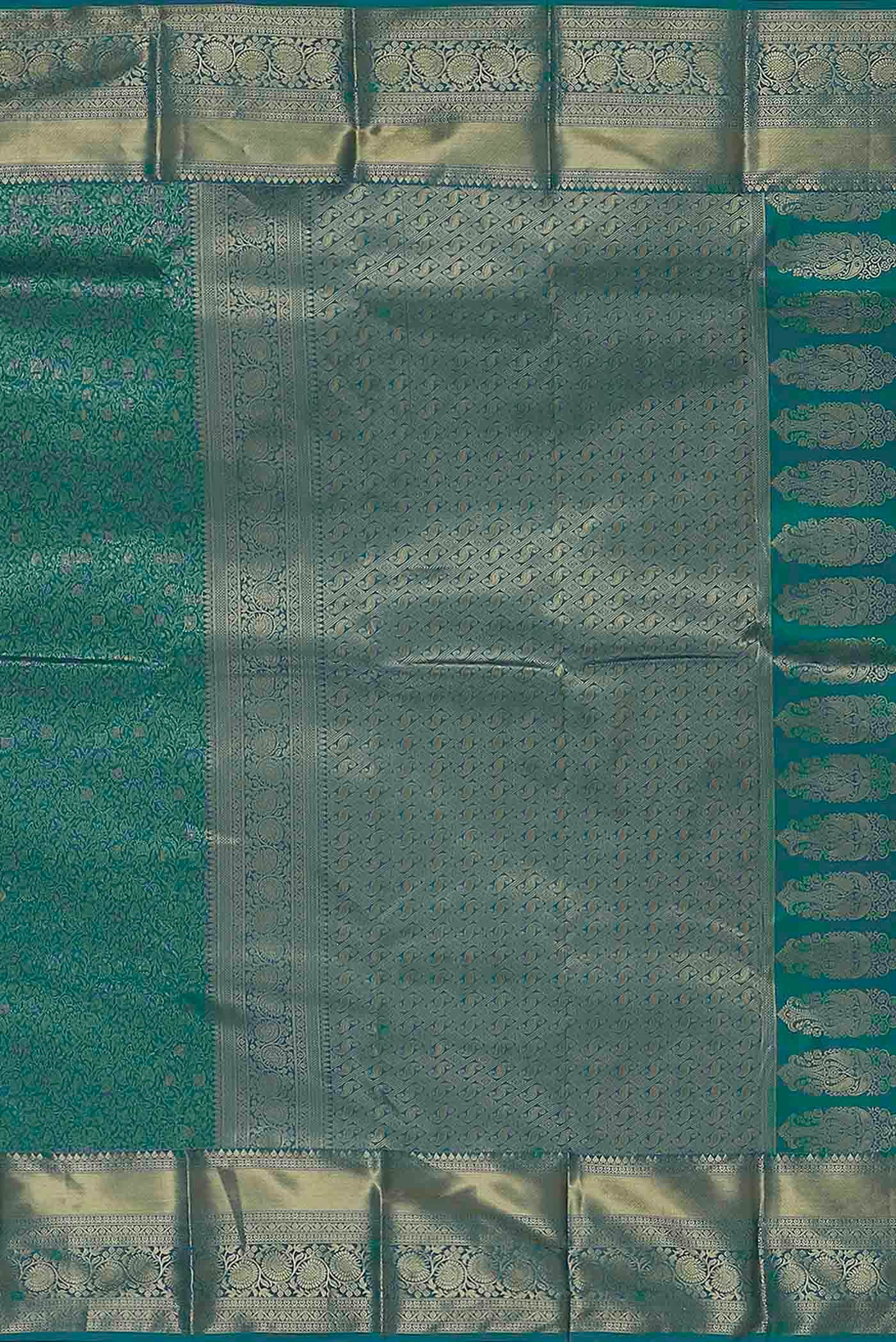 Blue Bangalore Silk Saree