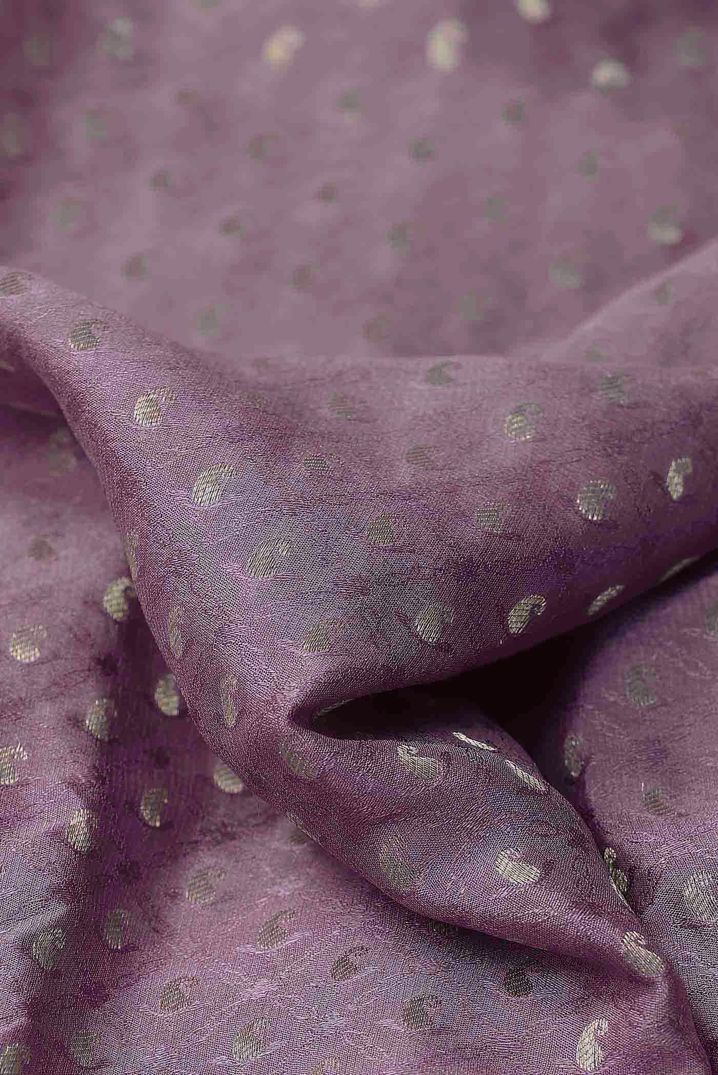 Lavender Mysore Crepe Saree