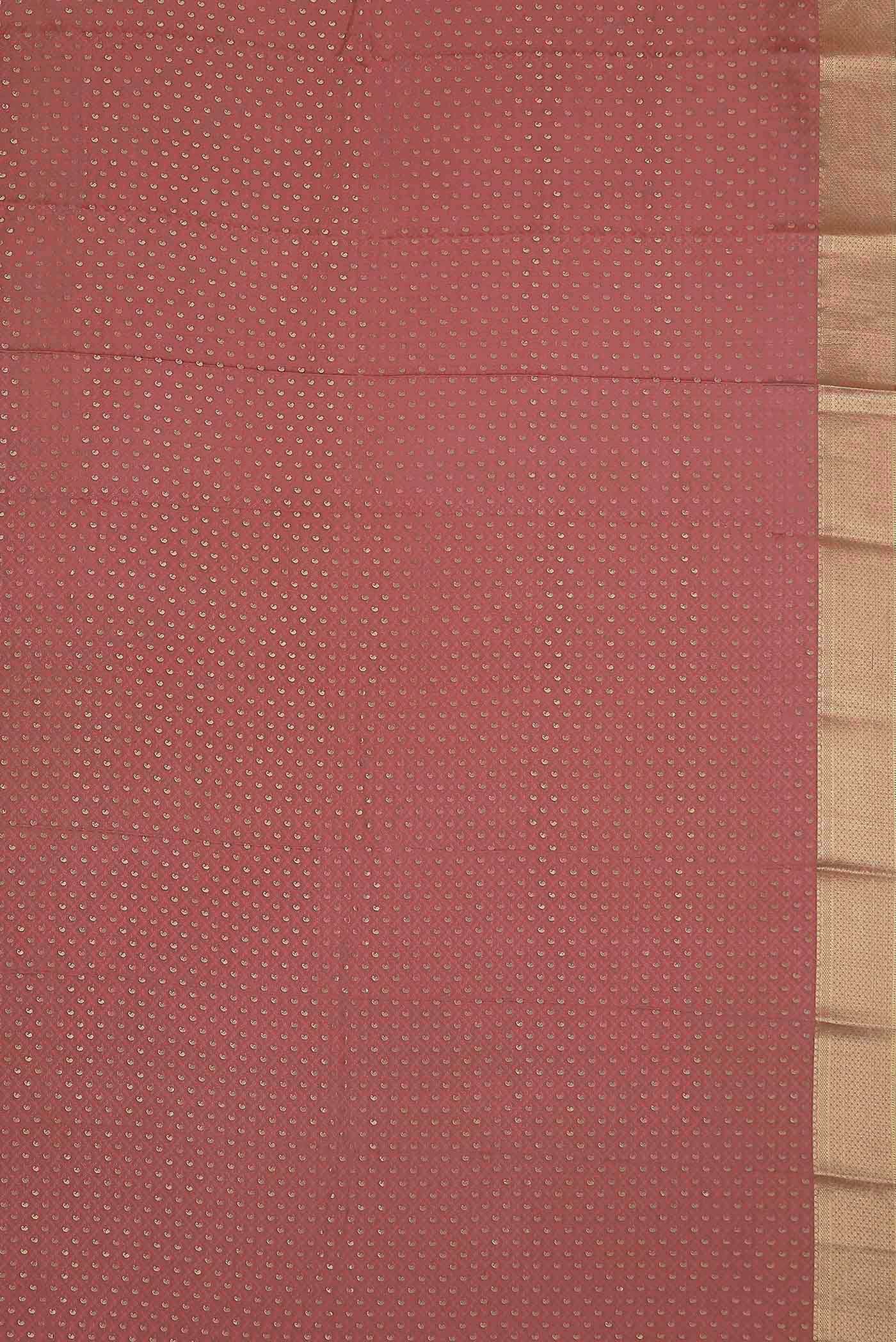 Pink Mysore Crepe Saree