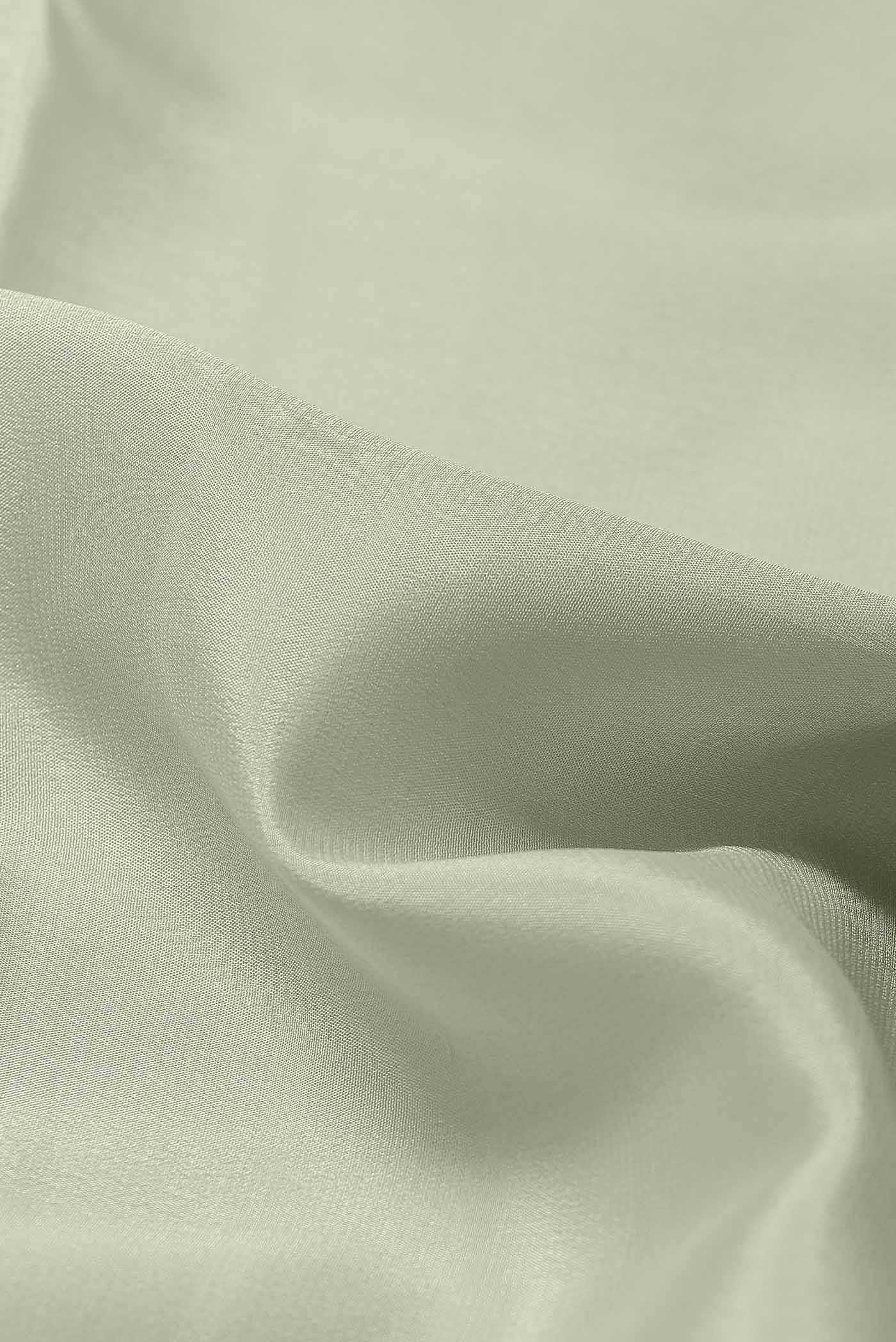 Beige Mysore Crepe Saree