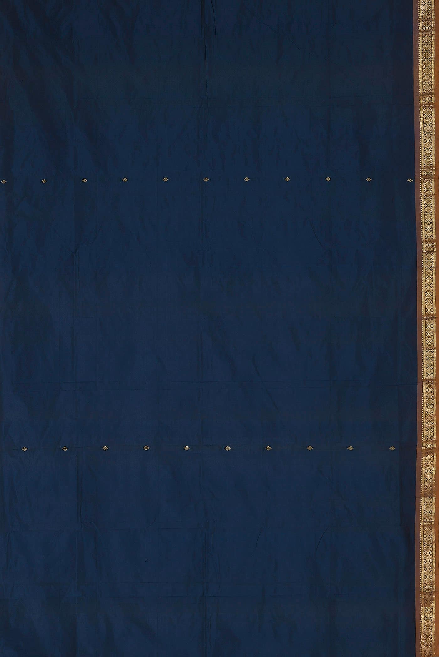 Blue Blended Bangalore Silk Saree