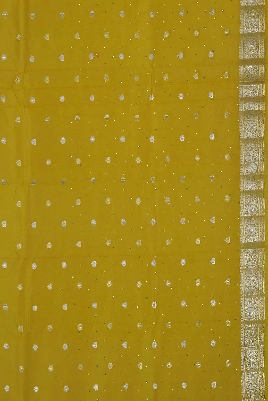 Yellow Chanderi Silk Cotton Saree