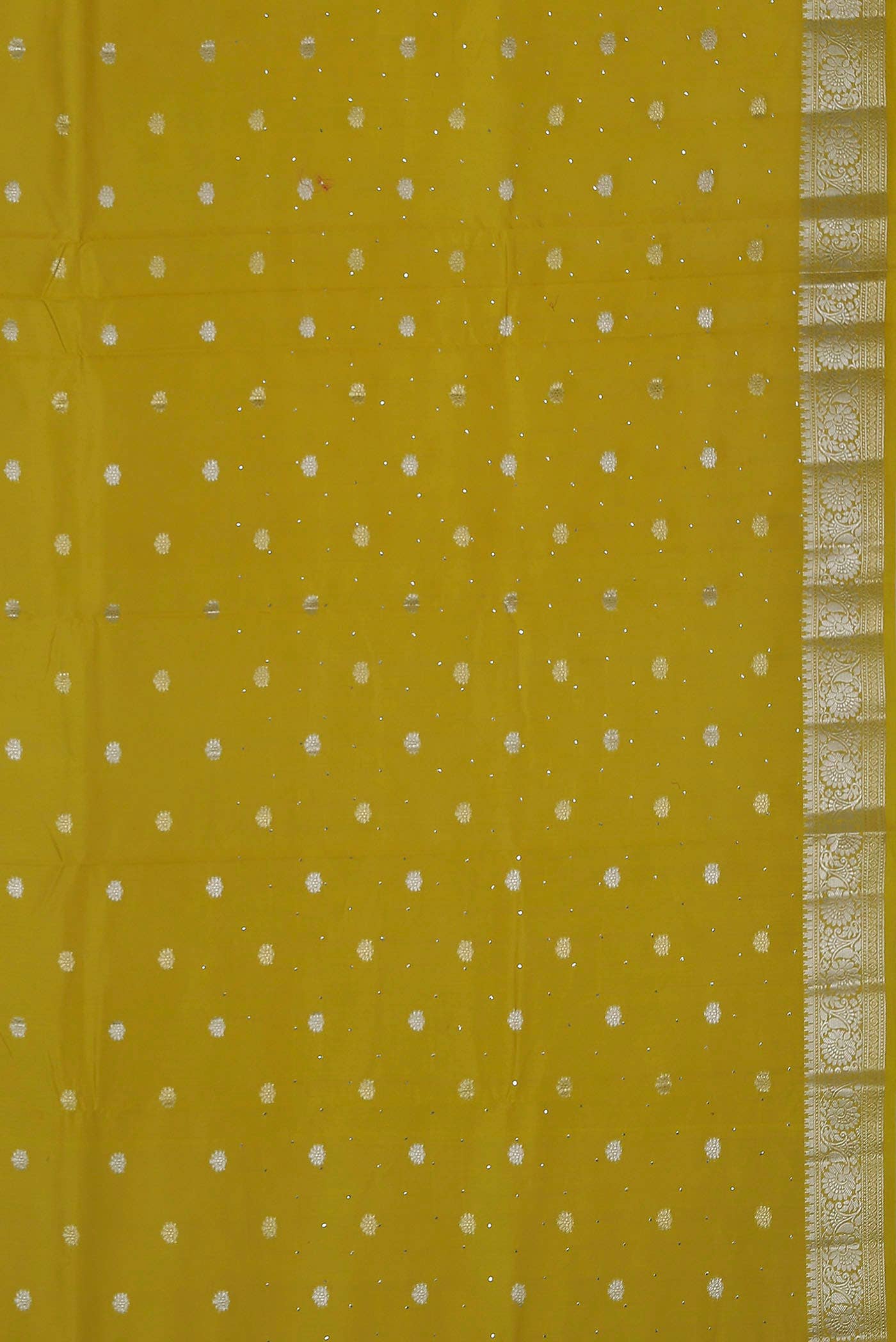 Yellow Chanderi Silk Cotton Saree