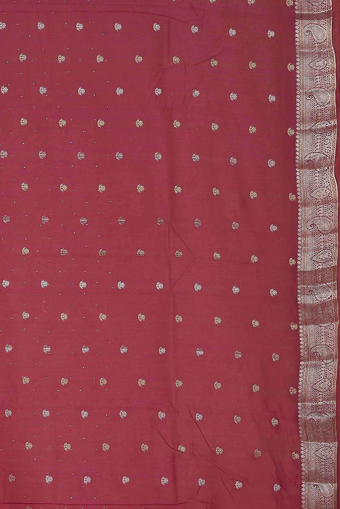 Pink Chanderi Silk Cotton Saree