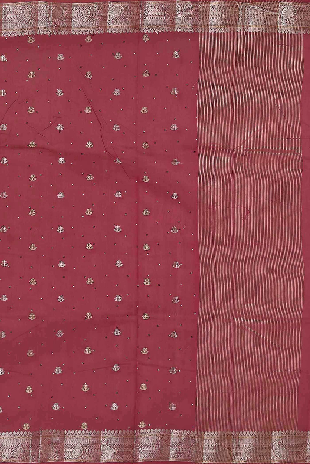 Pink Chanderi Silk Cotton Saree