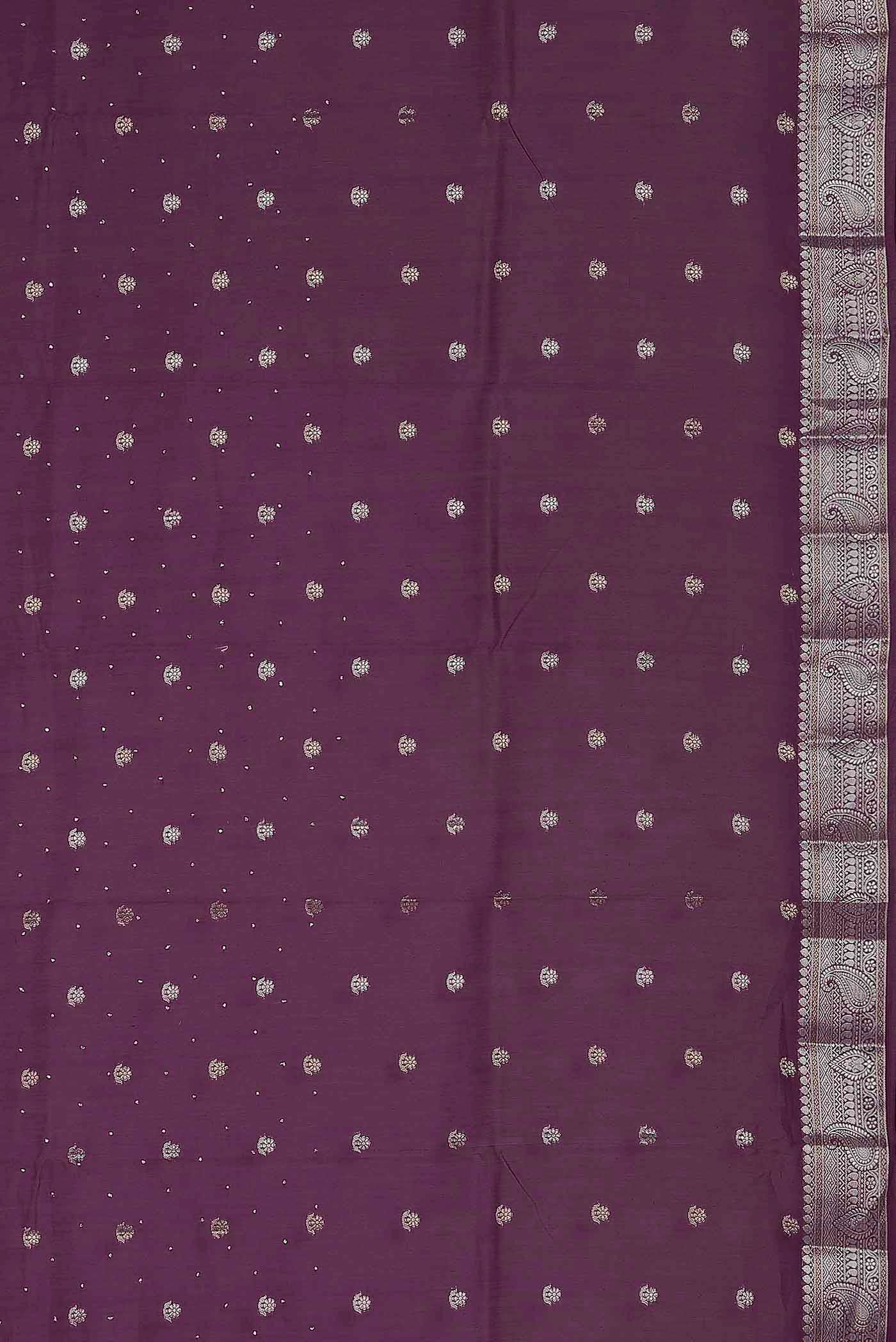 Lavender Chanderi Silk Cotton Saree