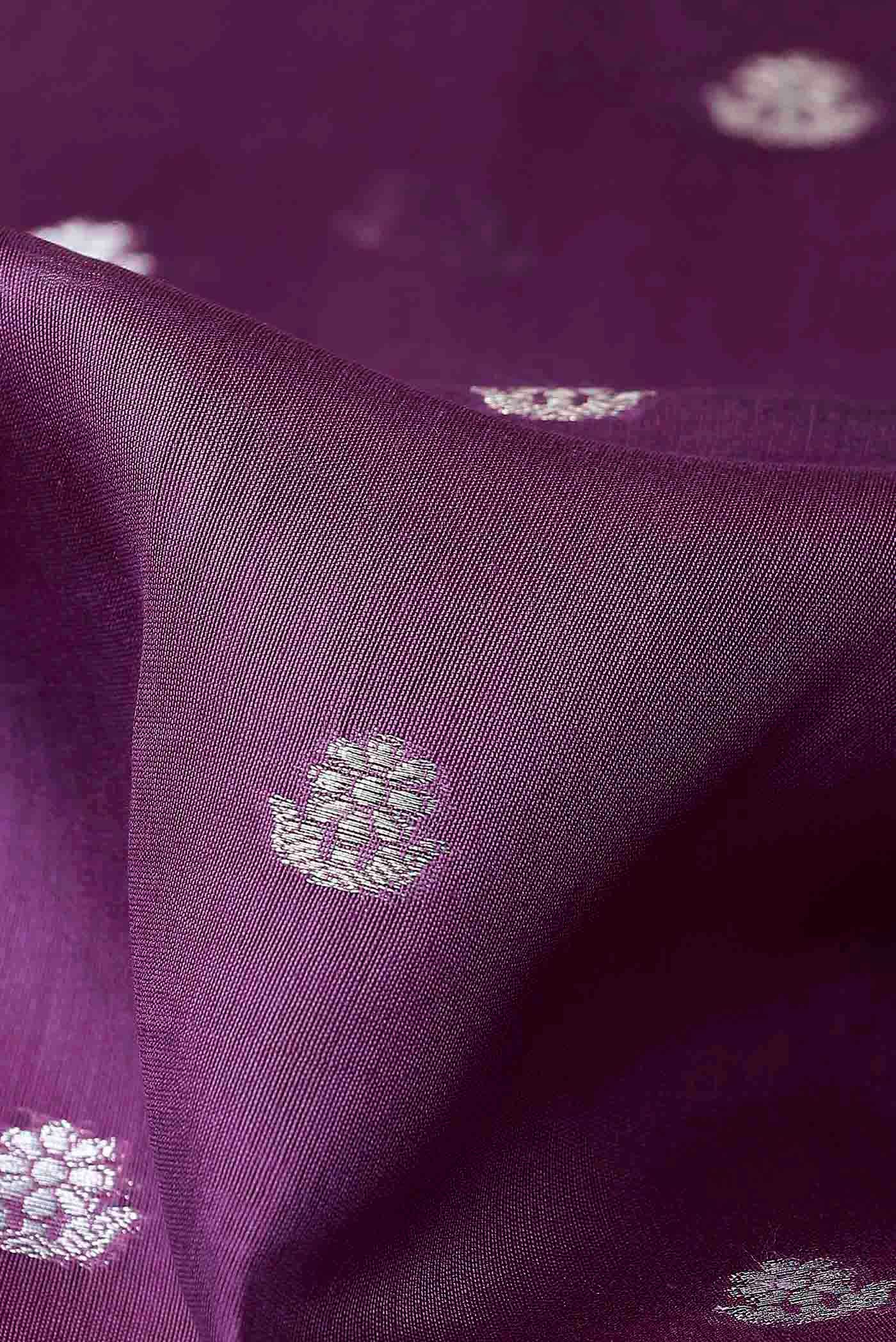 Lavender Chanderi Silk Cotton Saree