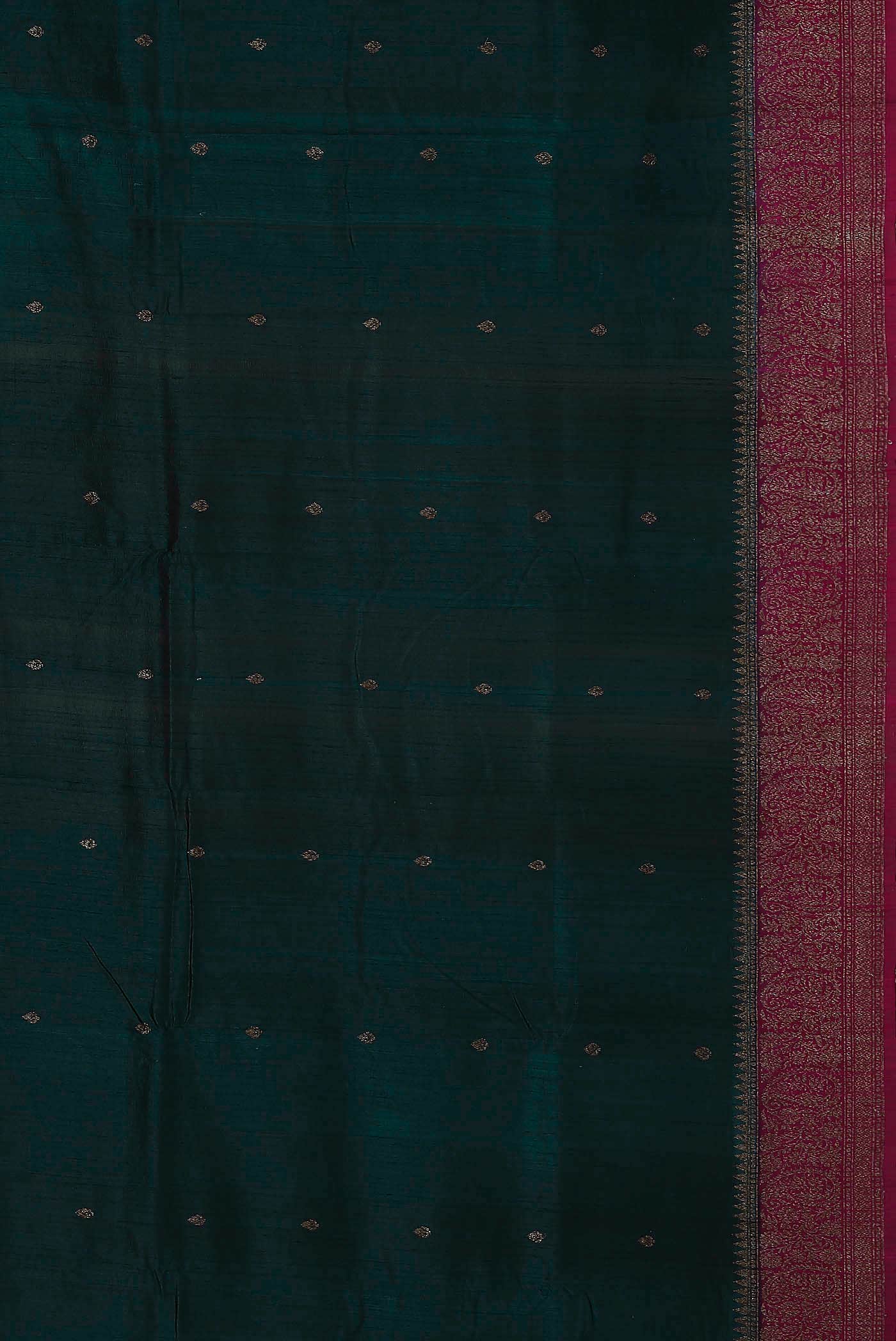 Blue Banarasi Katan Silk Saree