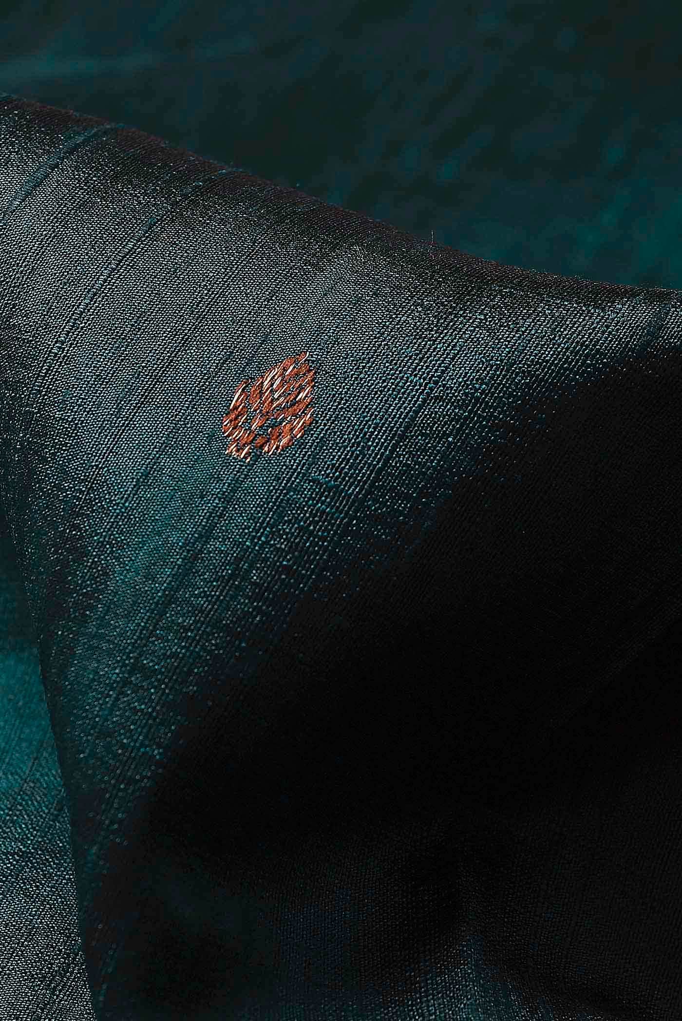 Blue Banarasi Katan Silk Saree