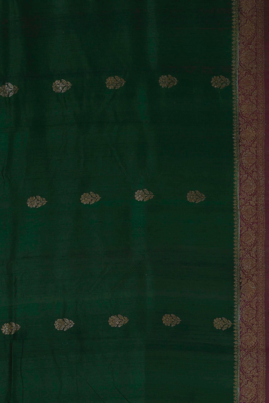 Green Banarasi Katan Silk Saree