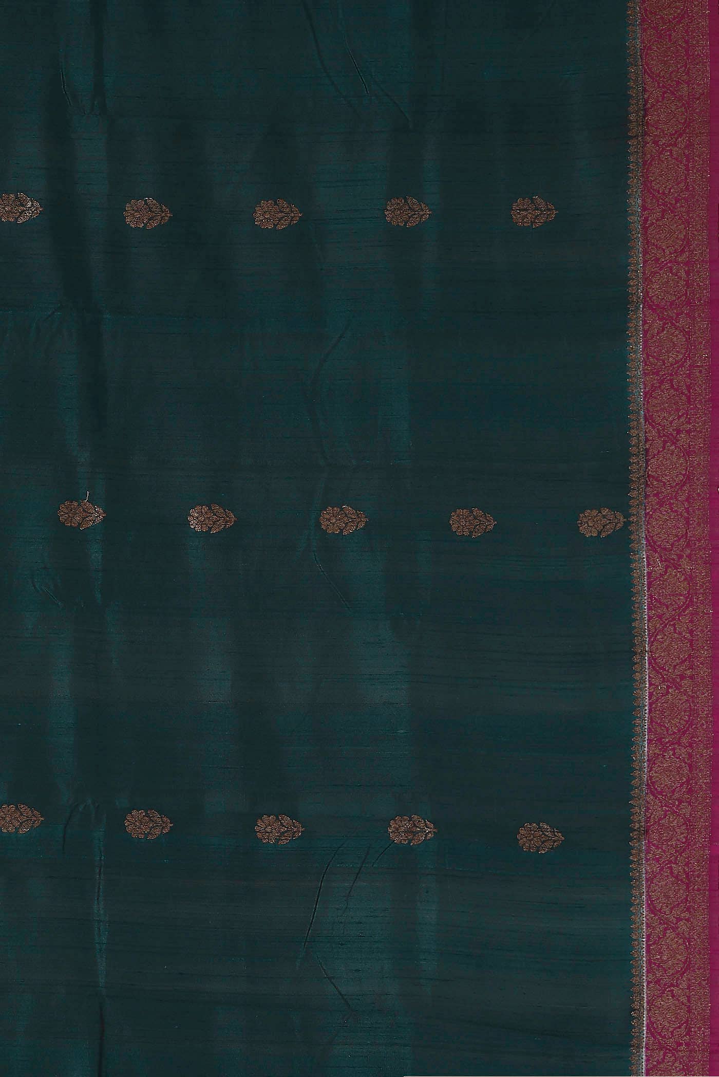 Blue Banarasi Katan Silk Saree
