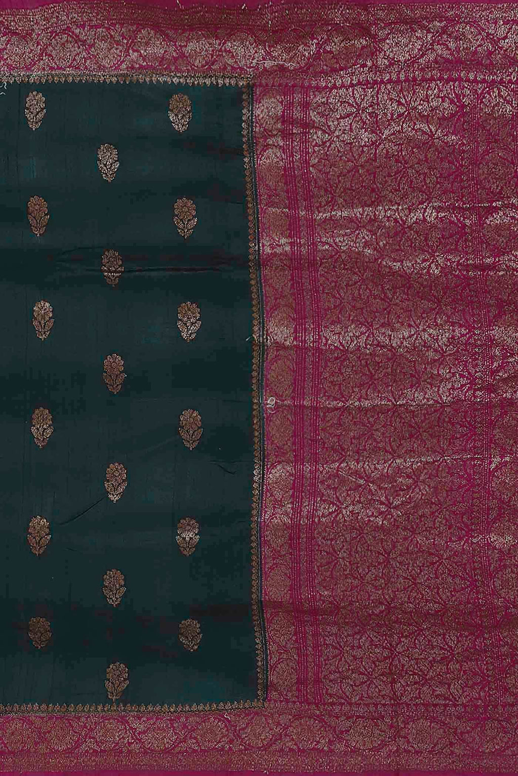 Blue Banarasi Katan Silk Saree