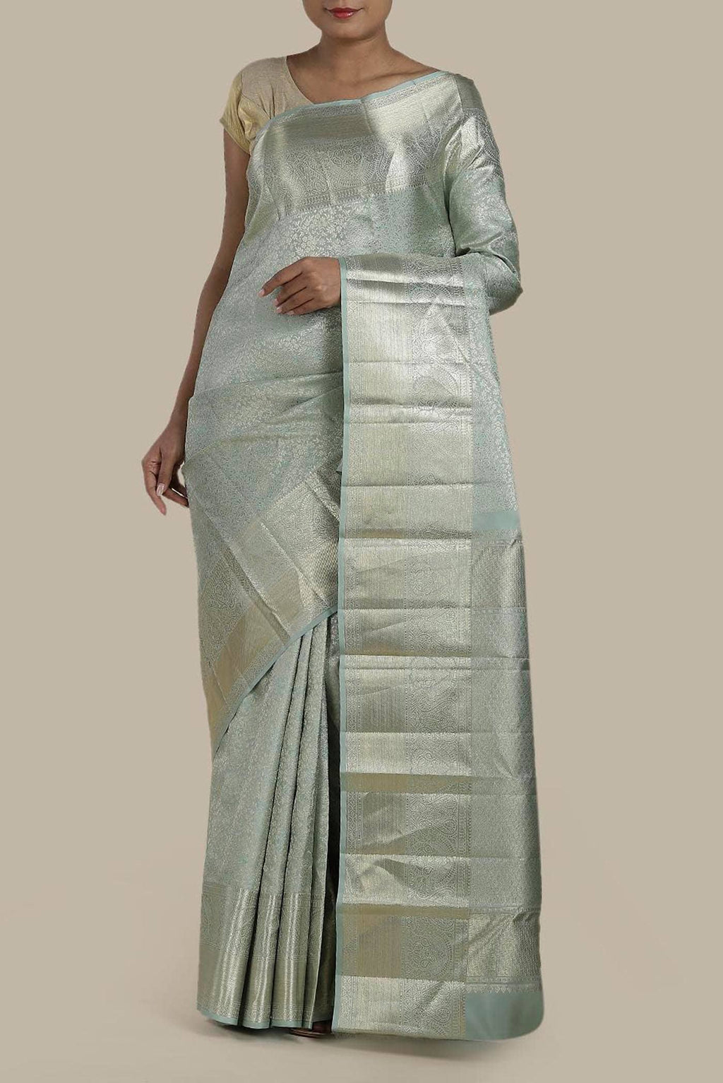 Green Kanchipuram Silk Saree