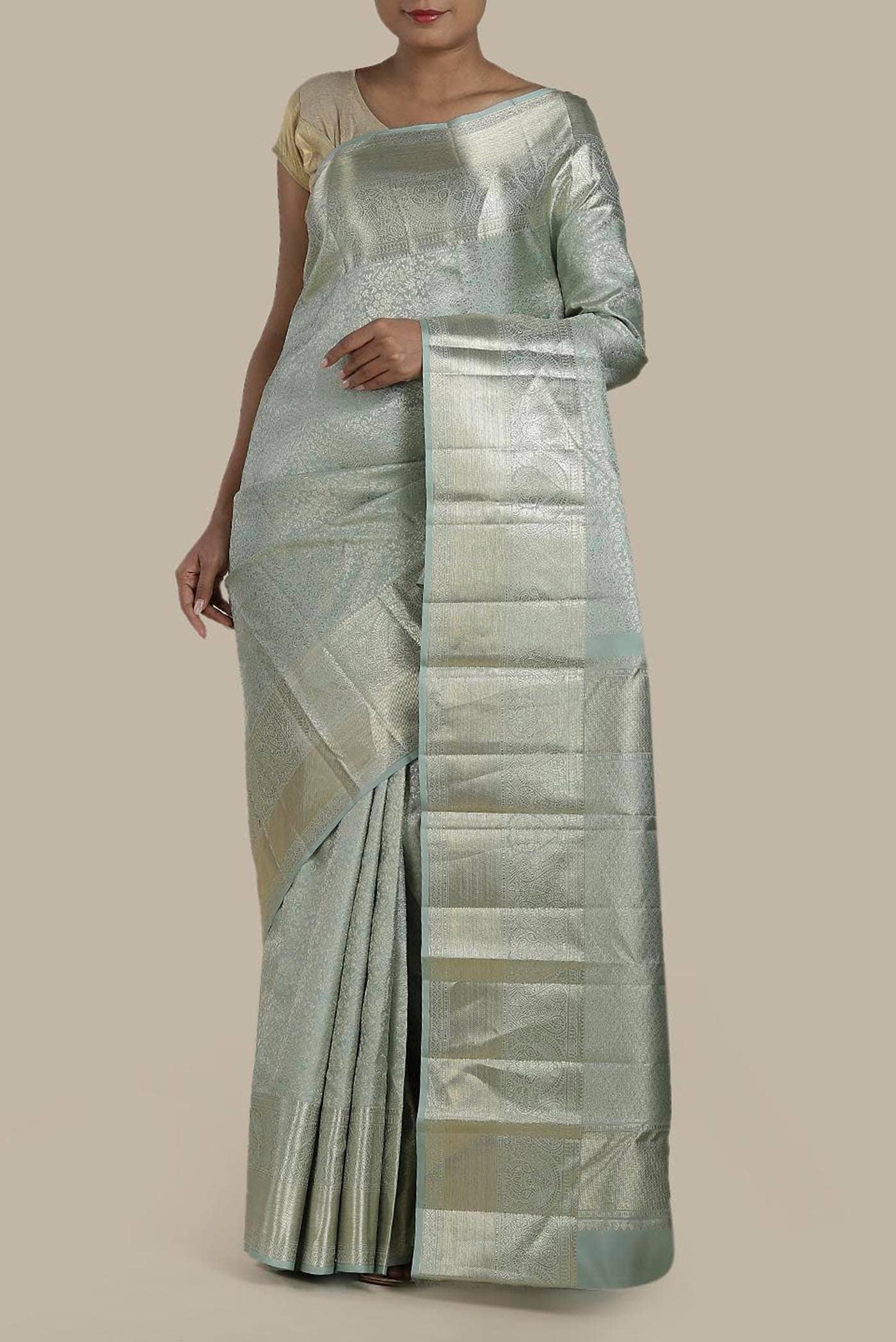 Green Kanchipuram Silk Saree