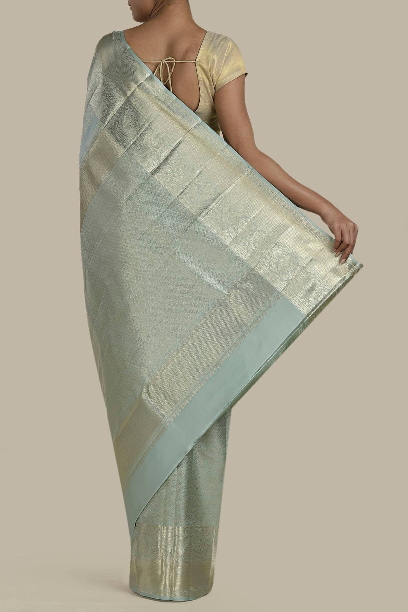 Green Kanchipuram Silk Saree