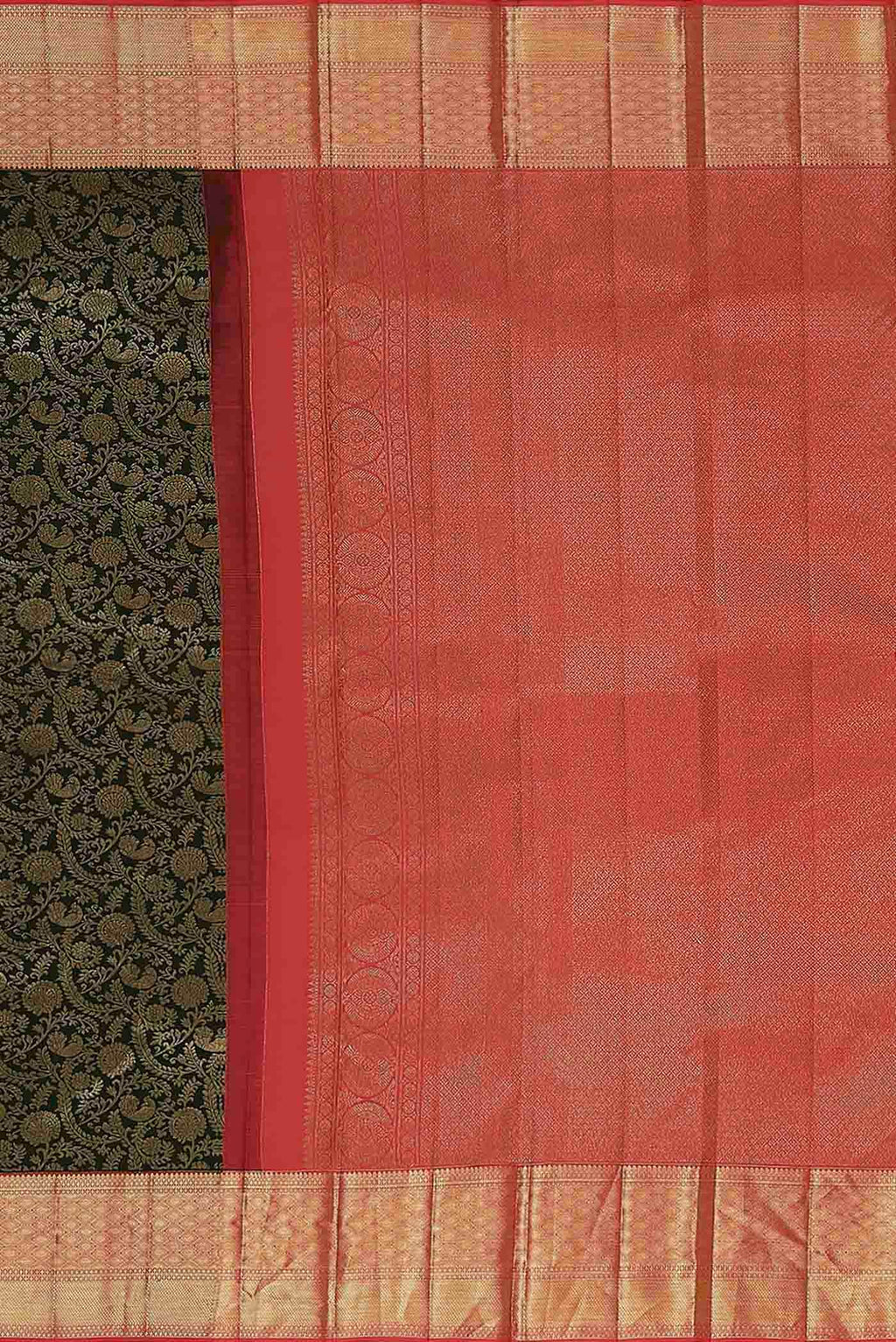 Black Kanchipuram Silk Saree