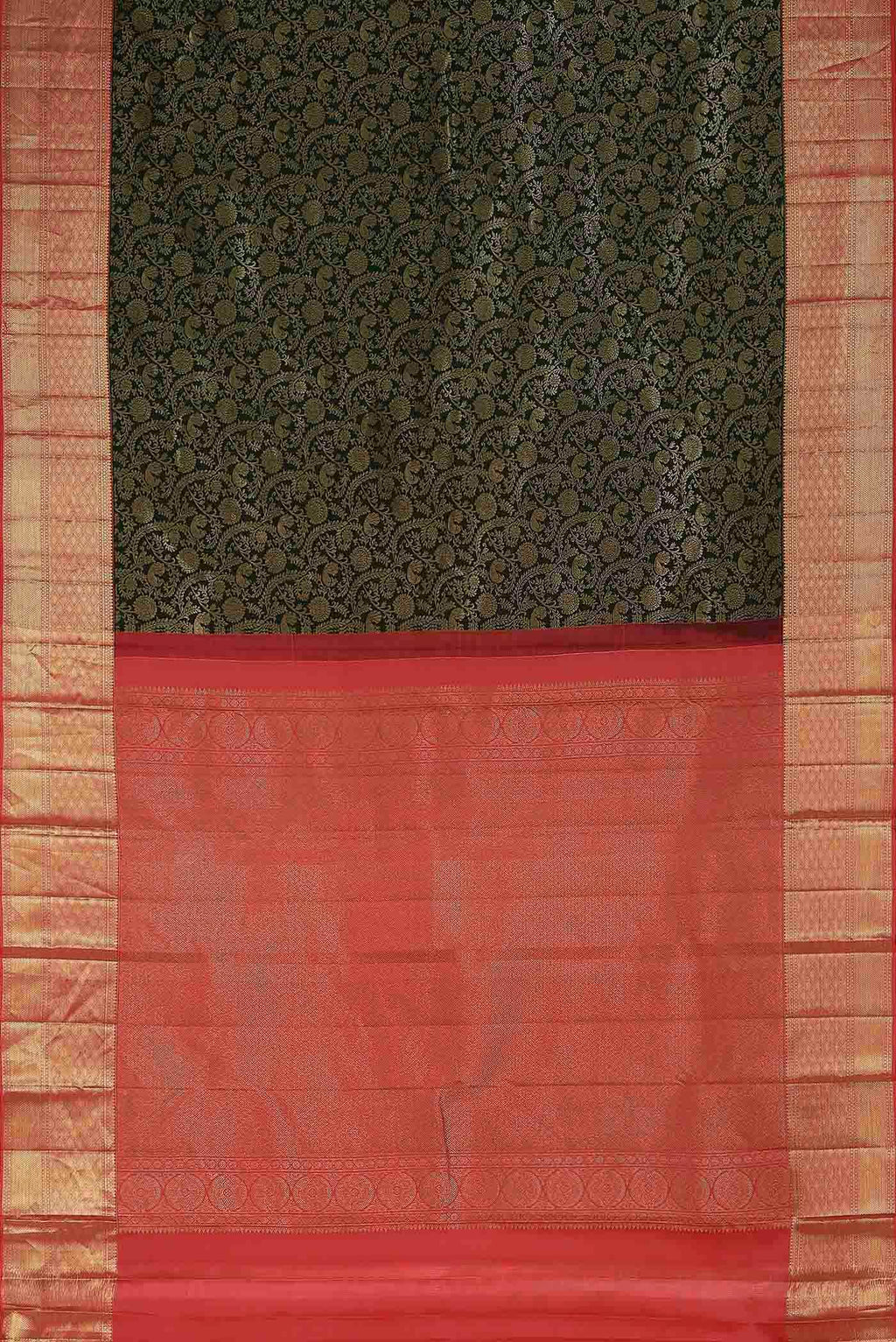 Black Kanchipuram Silk Saree