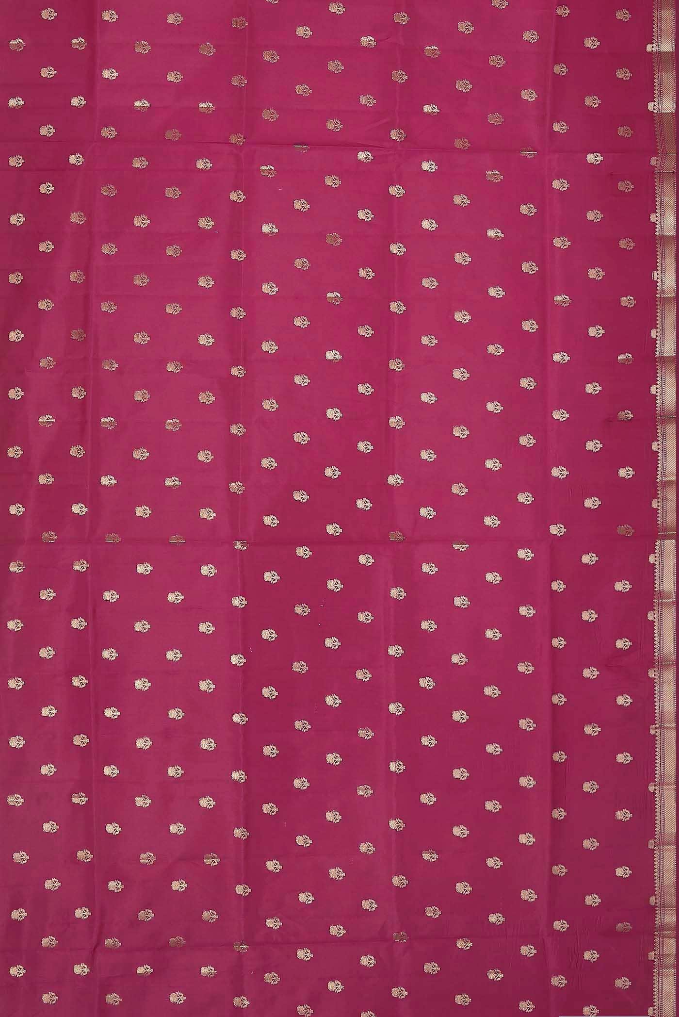 Pink Banarasi Raw Silk Saree