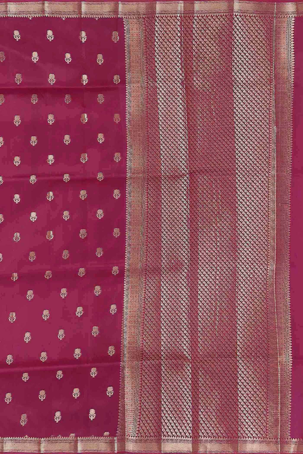 Pink Banarasi Raw Silk Saree
