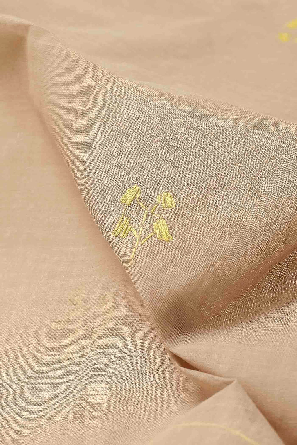 Beige Bengal Cotton Saree
