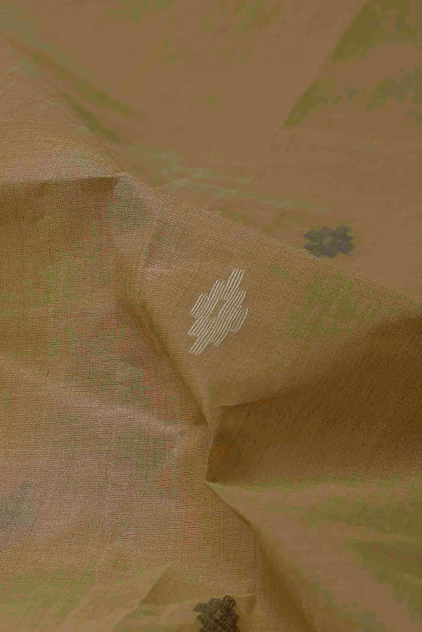 Beige Bengal Cotton Saree